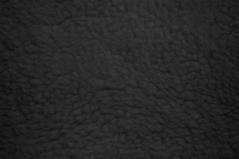 Black Fleece Faux Sherpa Wool Fabric Texture Picture