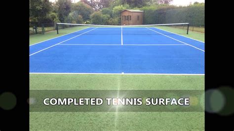 Tennis Court Moss Treatment Surface Maintenance Manchester Youtube