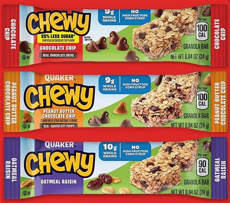 Quaker Chewy Granola Bars 3 Flavor Variety Pack Coupons And Freebies Mom