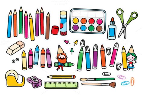 Images Of Arts And Crafts Supplies T And Craft Clipart Wikiclipart