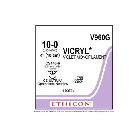Violet Absorbable Ethicon 100 Vicryl Surgical Suture Packaging Type