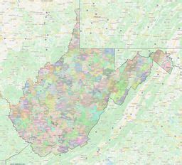 West Virginia Zip Code Map World Map
