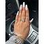 All White Acrylic Nails  New Expression