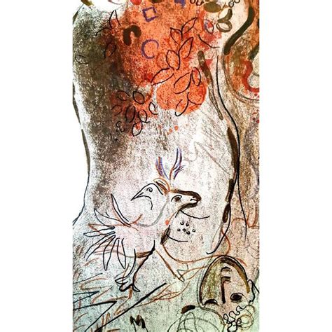 Original Lithograph Adam And Eve By Marc Chagall Galerie Harmonia