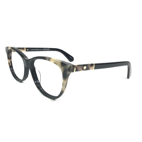 Kate Spade Eyeglasses Frames Karlee Wr7 Black Gray Tortoise Round 50 15 140 Ebay
