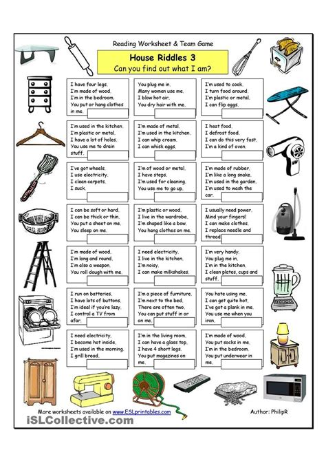 Fun household objects riddles and answers. #house #riddles #jokes #fans #iron #ironingboard #bowl # ...