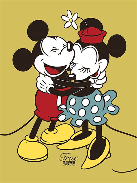 Mickey And Minnie Mouse True Love Art Print The Art Group