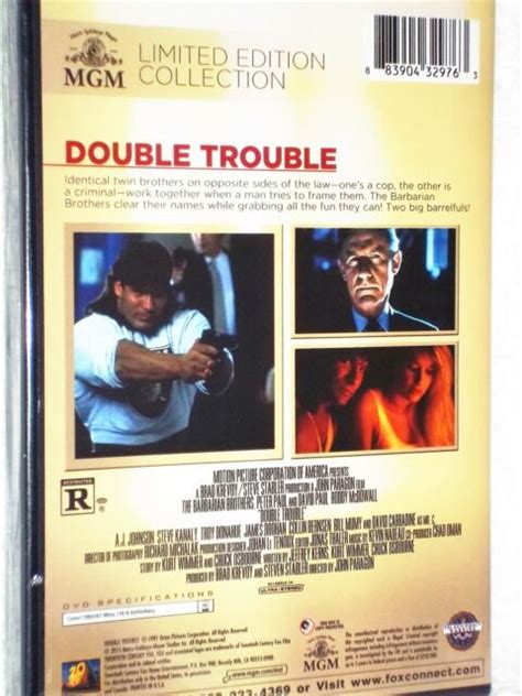 Double Trouble Dvd 1992 For Sale Online Ebay