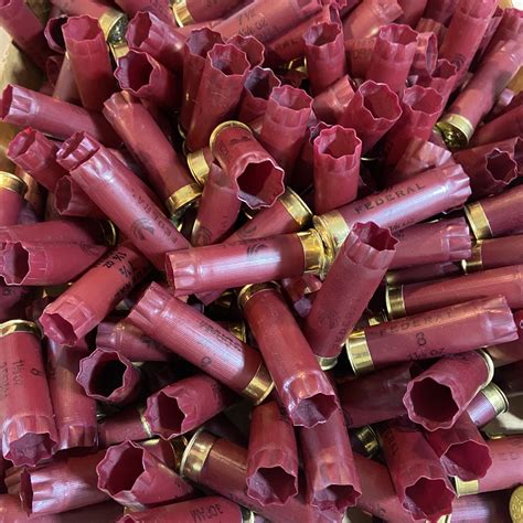 Federal Dark Red 12 Gauge Shotgun Shells Hulls Used Empty 12ga 750 Pcs