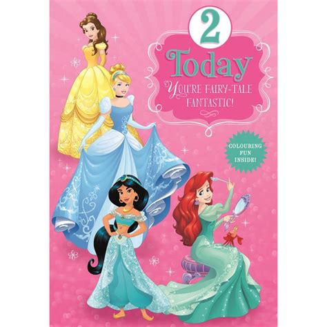 2 Today Disney Princess Birthday Card 25461532 Character Brands