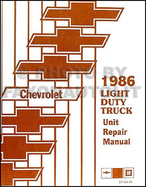 Use our website search to find the fuse and relay schemes (layouts) designed for your vehicle and see the fuse block's location. 1986 Chevrolet 10 Wiring - Wiring Diagram Schema