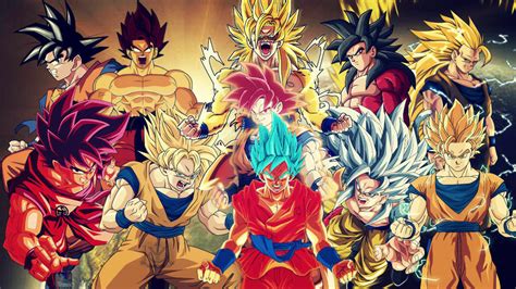 Goku All Forms V2 By Lordaries06 On Deviantart