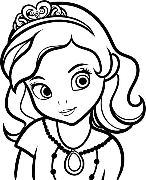 Princess sofia was once a simple girl who led an ordinary life and lived with her mother miranda. Sofia the First Coloring Pages
