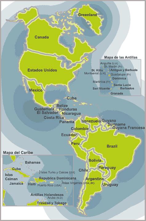 Demarco Blog Mapa Del Continente Americano