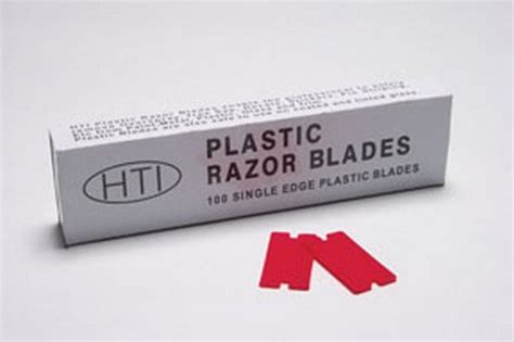 Buy Hi Tech Industries Pb100 Plastic Razor Blades 100 Pack With An