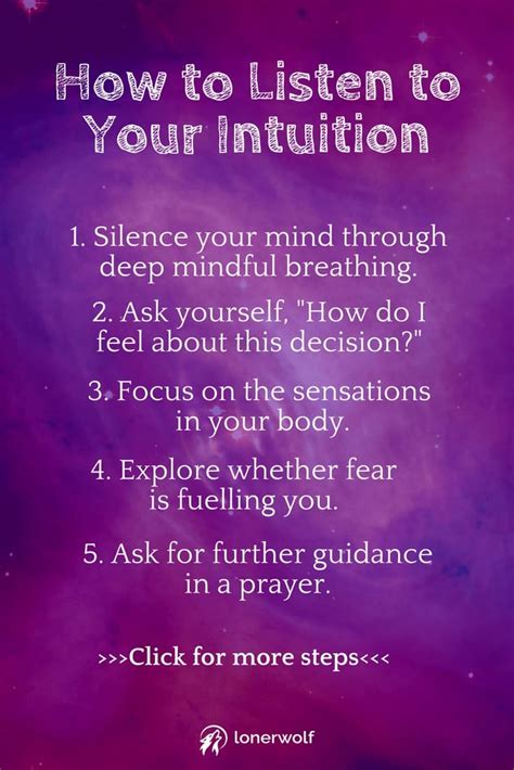 Developing Your Intuition Is Simple Using These Tips Trust Your