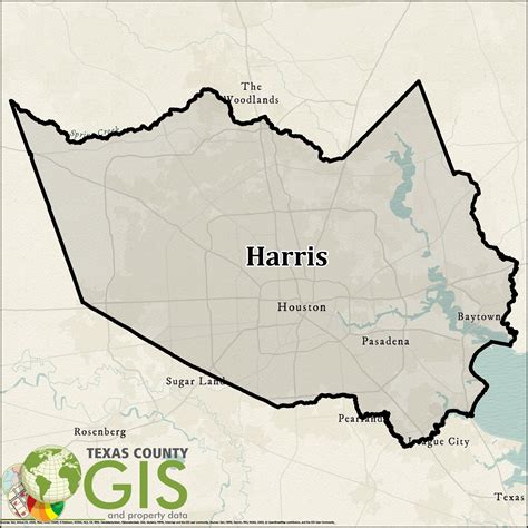 Harris County Gis Shapefile And Property Data Texas County Gis Data