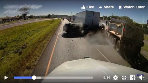 Dashcam Captures Horrific Minnesota Crash Involving Dump Truck