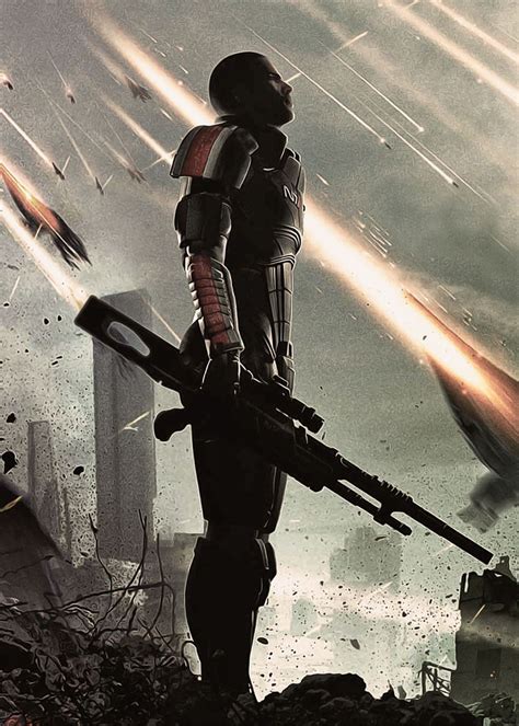 Mass Effect Art Poster By Fab Bryan Displate