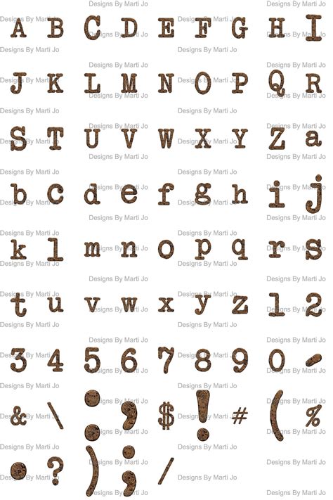 Antique Newsprint Letters Png Digital Clipart Printable Etsy In 2021