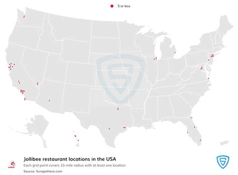 List Of All Jollibee Restaurant Locations In The Usa Scrapehero Data