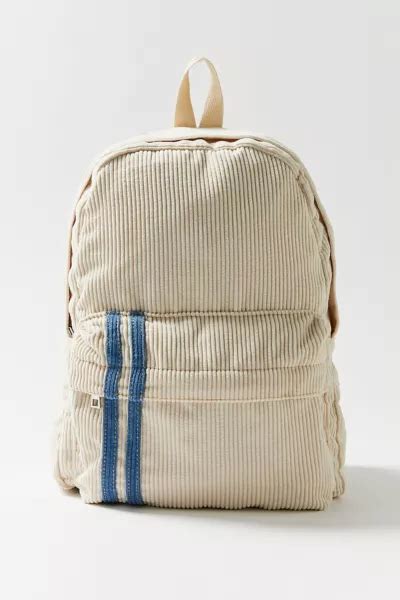 Two Stripe Corduroy Backpack Urban Outfitters