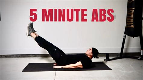 Quick 5 Min Abs Workout No Equipment Youtube