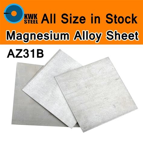 Az B Magnesium Alloy Sheet Mg Plate Flat Electroplating Anodes