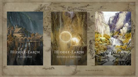 Collection Middle Earth Extended Versions Plexposters