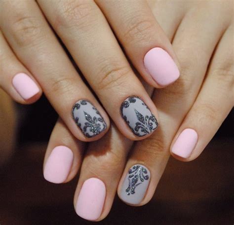 Nail Art маникюр дизайн ногтей красивые руки матовые ногти розовые