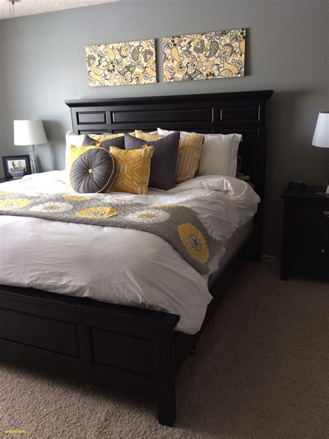 Gray Bedroom Ideas With Yellow Dunia Decor