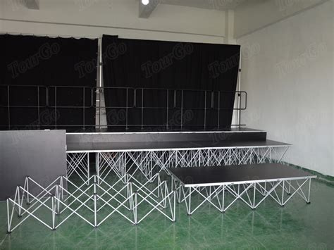 Tourgo New Design Exhibition Portable Stage Platform With Skirt For
