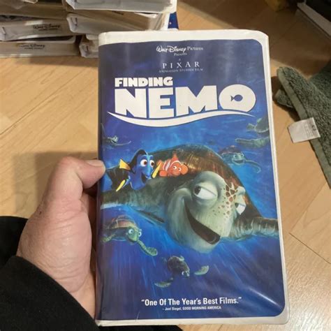 Finding Nemo Vhs Disney Pixar Movie With Clamshell Case Free