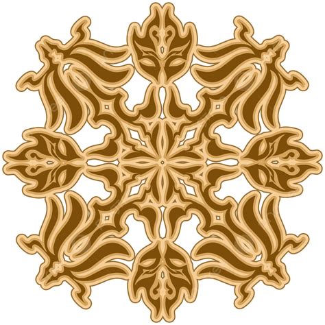 Gambar Motif Batik Tradisional Jawa Tengah Mandala Batik Tradisional Png Dan Vektor Dengan