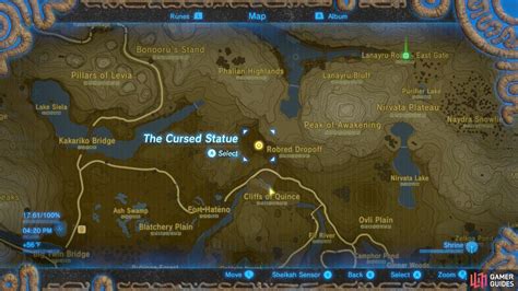 the cursed statue hateno region shrine quests the legend of zelda breath of the wild