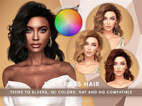 The Sims Resource Sonyasims The Cross Hair Color Slider Retexture