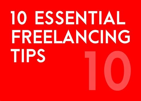 10 Freelancing Tips You Must Know Creative Beacon
