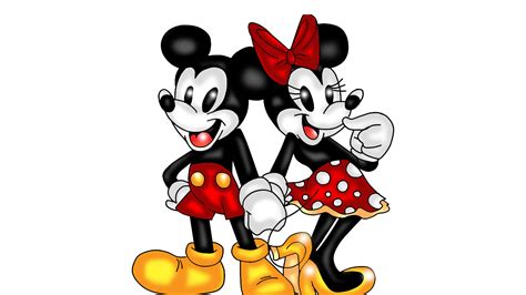 Mickey And Minnie Mouse Kissing Wallpaper