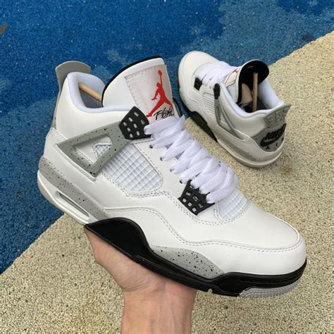 Have an air jordan iv? Cheap Men's Air Jordan 4 IV Retro OG White Cement On Sale