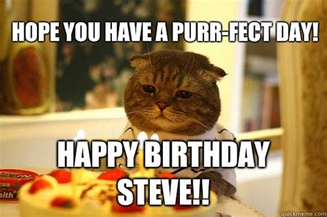 Happy Birthday Steve Funny Kanariyareon