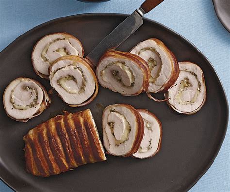 Turkey Roulades With Fontina And Sage Recipe Finecooking Recipe
