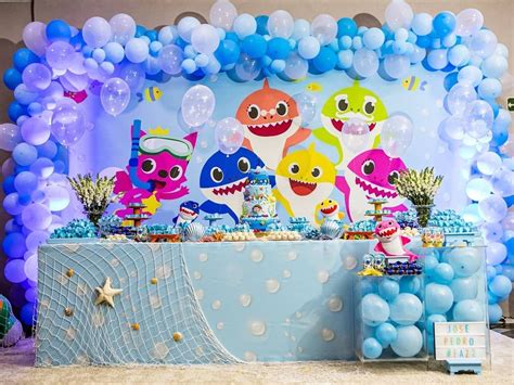 Amazon com mallmall6 baby shark two birthday cake topper. Festa Baby Shark: 70 ideias e tutoriais para uma decoração ...