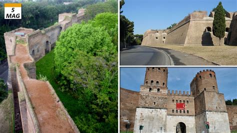 Roma E Le Mura Aureliane Arte Nellarte