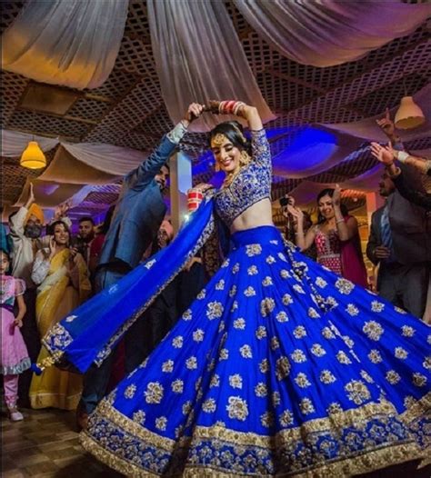 25 Blue Lehengas For The Brides Who Plan To Ditch The Reds And Pinks