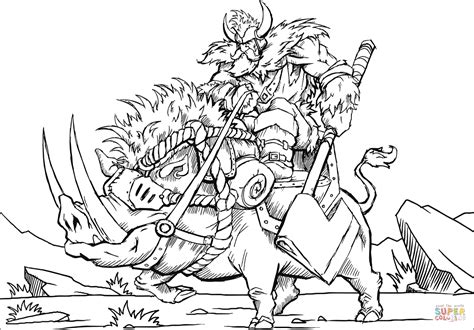 World Of Warcraft Coloring Pages Coloring Home