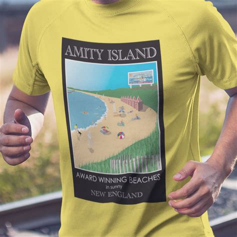 Amity Island T Shirt Redmolotov