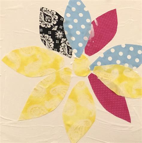How To Make Fabric Flower Collages With Toddlers And Preschoolers