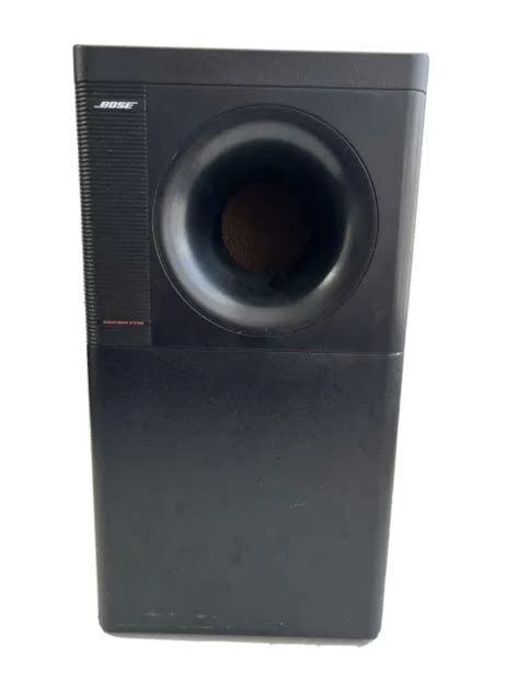 BOSE ACOUSTIMASS 3 Series IV Speaker System Black Subwoofer Tested