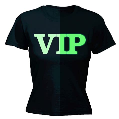Womens Funny T Shirt Vip Glow In The Dark Club Event Party Birthday T Shirt Ebay