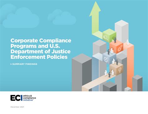 U S Department Of Justices Recent Guidance Documents Dec Ethics Compliance Initiative